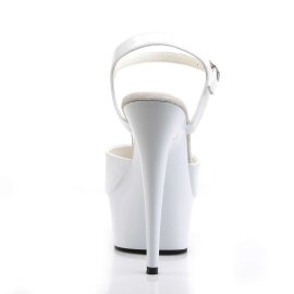 Pleaser Sandali DELIGHT-609 Vernice Bianco/Bianco EU-37 / US-7