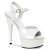 Pleaser Sandali DELIGHT-609 Vernice Bianco/Bianco EU-37 / US-7