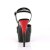 Pleaser Sandali DELIGHT-609BR Vernice Nero/Rosso-Nero EU-35 / US-5