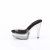 Fabulicious MARTINI-501 Mules Con Plateau Trasparente Fumo Nero EU-39 / US-9