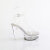 Fabulicious MARTINI-505 Sandali Con Plateau Trasparente EU-36 / US-6