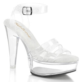Fabulicious MARTINI-505 Sandali Con Plateau Trasparente...