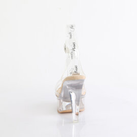 Fabulicious MARTINI-505 Sandali Con Plateau Trasparente Beige EU-39 / US-9