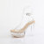 Fabulicious MARTINI-505 Sandali Con Plateau Trasparente Beige EU-36 / US-6