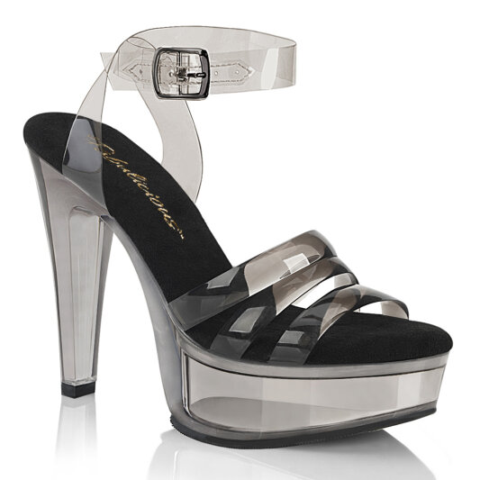 Fabulicious MARTINI-505 Sandali Con Plateau Fumo Nero EU-37 / US-7