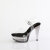 Fabulicious MARTINI-508 Sandali Con Plateau Trasparente Fumo Nero EU-39 / US-9