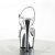 Pleaser Sandali DELIGHT-609G Argento Multi Glitter/Argento Cromato EU-41 / US-11