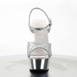 Pleaser Sandali DELIGHT-609G Argento Multi...