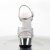 Pleaser Sandali DELIGHT-609G Argento Multi Glitter/Argento Cromato EU-35 / US-5