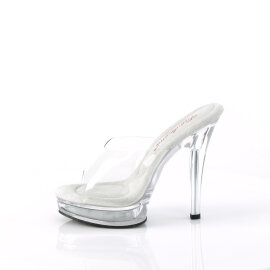 Fabulicious MAJESTY-501 Mules Con Plateau Trasparente EU-39 / US-9