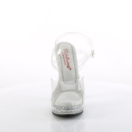 Fabulicious MAJESTY-508SDT Sandali Con Plateau Trasparente EU-37 / US-7