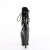 Pleaser MOON-1020DIA Stivaletti Con Plateau Similpelle Nero EU-36 / US-6