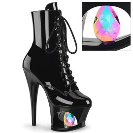 Pleaser MOON-1020DIA Stivaletti Con Plateau Similpelle...