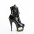 Pleaser MOON-1020DIA Stivaletti Con Plateau Similpelle Nero EU-39 / US-9