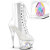 Pleaser MOON-1021C-DIA Stivaletti Con Plateau Trasparente EU-37 / US-7
