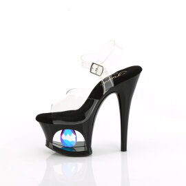 Pleaser MOON-708DIA Sandali Con Plateau Vernice Nero EU-35 / US-5