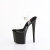 Pleaser NAUGHTY-808 Sandali Con Plateau Trasparente Nero EU-37 / US-7