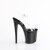 Pleaser NAUGHTY-808 Sandali Con Plateau Trasparente Nero EU-37 / US-7
