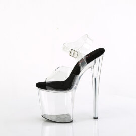 Pleaser NAUGHTY-808 Sandali Con Plateau Trasparente EU-35 / US-5