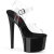 Pleaser PASSION-708 Sandali Con Plateau Trasparente Nero EU-35 / US-5