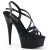 Pleaser Sandali DELIGHT-613 Vernice Nero/Nero EU-42 / US-12