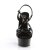 Pleaser Sandali DELIGHT-613 Vernice Nero/Nero EU-35 / US-5