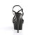 Pleaser Sandali DELIGHT-613 Vernice Nero/Nero EU-35 / US-5