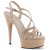 Pleaser Sandali DELIGHT-613 Vernice Nude/Nude EU-35 / US-5