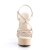 Pleaser Sandali DELIGHT-613 Vernice Nude/Nude EU-35 / US-5