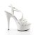 Pleaser Sandali DELIGHT-613 Vernice Bianco/Bianco EU-35 / US-5