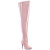 Pleaser SEDUCE-3000WC Stivali Sopra Il Ginocchio Vernice Rosa Pastello EU-37 / US-7