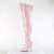 Pleaser SEDUCE-3000WC Stivali Sopra Il Ginocchio Vernice Rosa Pastello EU-37 / US-7