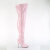 Pleaser SEDUCE-3000WC Stivali Sopra Il Ginocchio Vernice Rosa Pastello EU-37 / US-7