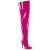 Pleaser SEDUCE-3000WC Stivali Sopra Il Ginocchio Vernice Rosa EU-37 / US-7