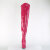 Pleaser SEDUCE-3000WC Stivali Sopra Il Ginocchio Vernice Rosa EU-37 / US-7