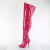 Pleaser SEDUCE-3000WC Stivali Sopra Il Ginocchio Vernice Rosa EU-37 / US-7