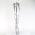 Pleaser SEDUCE-3000WC Stivali Sopra Il Ginocchio Metallizzato Similpelle Argento EU-37 / US-7