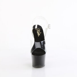 Pleaser SKY-308CRS Sandali Con Plateau Trasparente Strass...