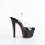 Pleaser SKY-308CRS Sandali Con Plateau Trasparente Strass Nero EU-37 / US-7