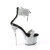 Pleaser SKY-327RSI Sandali Con Plateau Strass Argento Nero EU-37 / US-7