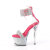 Pleaser SKY-327RSI Sandali Con Plateau Strass Argento Rosa EU-35 / US-5