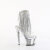 Pleaser SPECTATOR-1017RSF Sandali Con Plateau Cromato Trasparente Strass Argento EU-37 / US-7