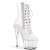 Pleaser STARDUST-1021C-7 Stivaletti Con Plateau Trasparente Strass Trasparente EU-35 / US-5