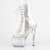 Pleaser STARDUST-1021C-7 Stivaletti Con Plateau Trasparente Strass Trasparente EU-35 / US-5