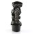 Pleaser Sandali DELIGHT-658 Similpelle Nero/Nero EU-35 / US-5
