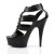 Pleaser Sandali DELIGHT-658 Similpelle Nero/Nero EU-35 / US-5