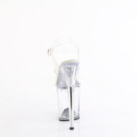 Pleaser TREASURE-808FLA Sandali Con Plateau Trasparente EU-35 / US-5