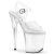 Pleaser TREASURE-808FLA Sandali Con Plateau Trasparente EU-35 / US-5