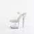 Pleaser UNICORN-708TGRS Sandali Con Plateau Trasparente Strass Trasparente EU-35 / US-5