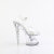 Pleaser UNICORN-708TGRS Sandali Con Plateau Trasparente Strass Trasparente EU-35 / US-5